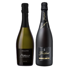 Bellino prosecco  of Freixenet cordon negro brut cava
